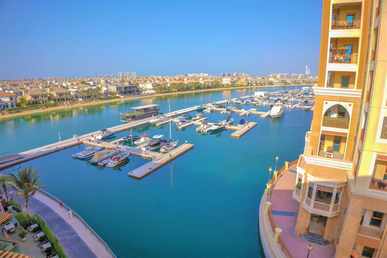 Apartamento Luxury On The Palm With Marina View Balcony Dubái Exterior foto