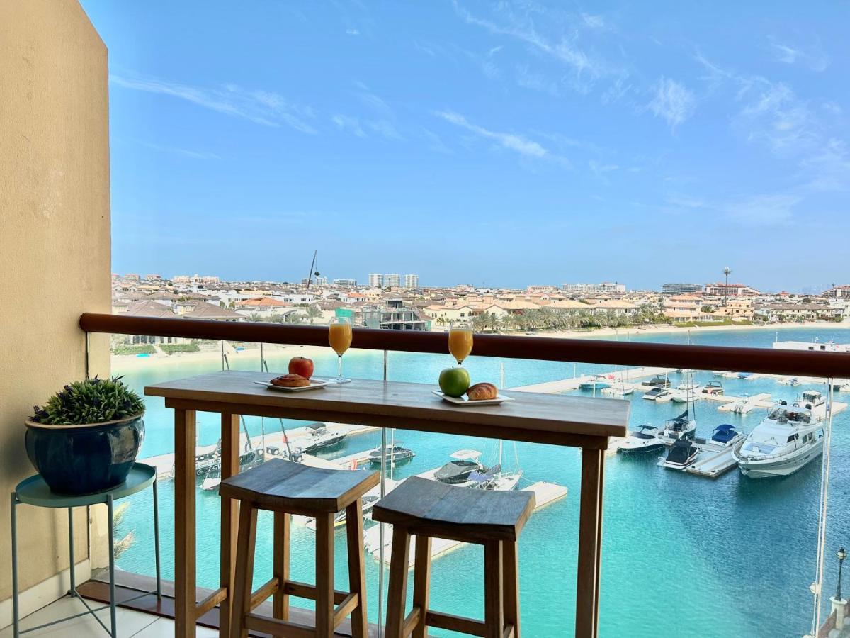 Apartamento Luxury On The Palm With Marina View Balcony Dubái Exterior foto